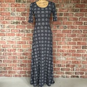 Dress Maxi A-Line LuLaRoe Ana XS 2-4 NWT